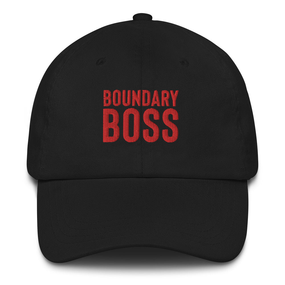 Boundary Boss Hat - Classic Logo Red Embroidered