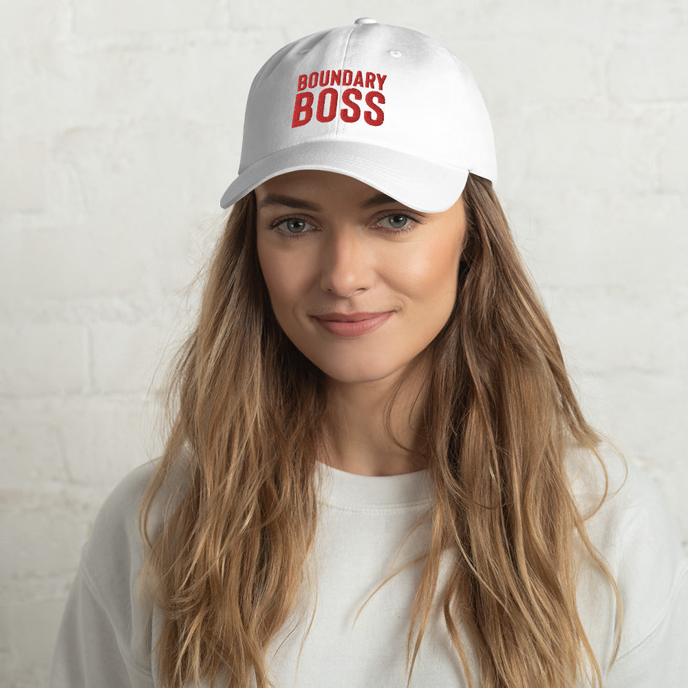 Boundary Boss Hat - Classic Logo Red Embroidered