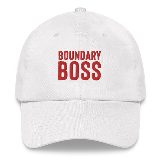 Boundary Boss Hat - Classic Logo Red Embroidered