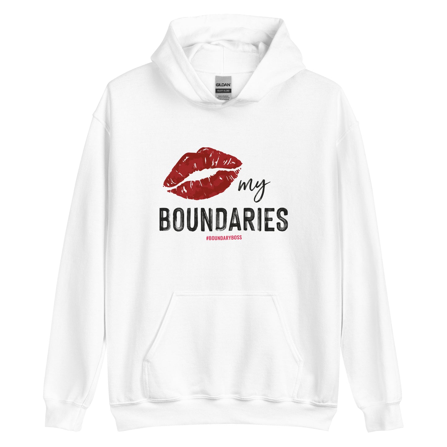 Kiss My Boundaries Unisex Hoodie - Light