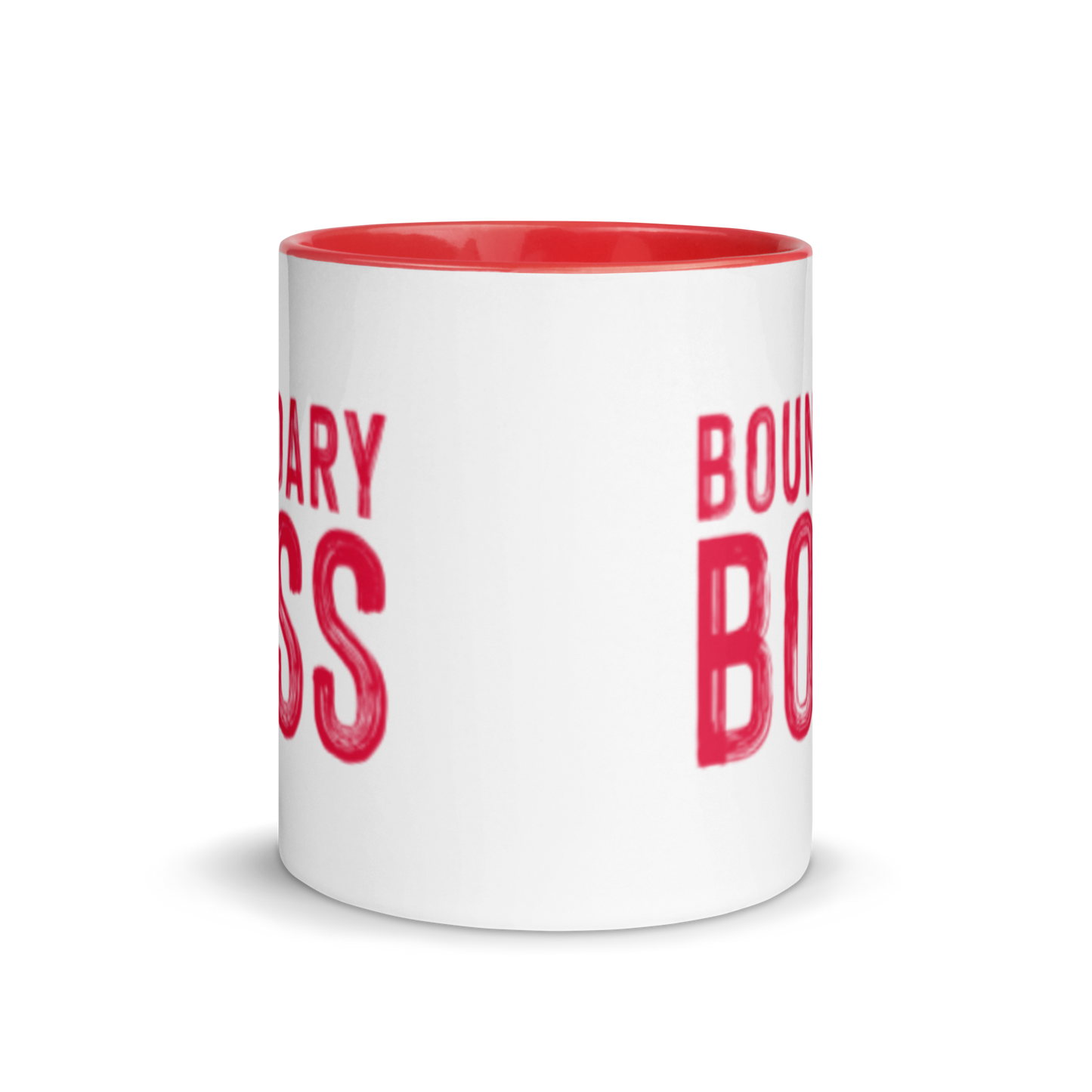 Boundary Boss Mug - Classic Logo Red