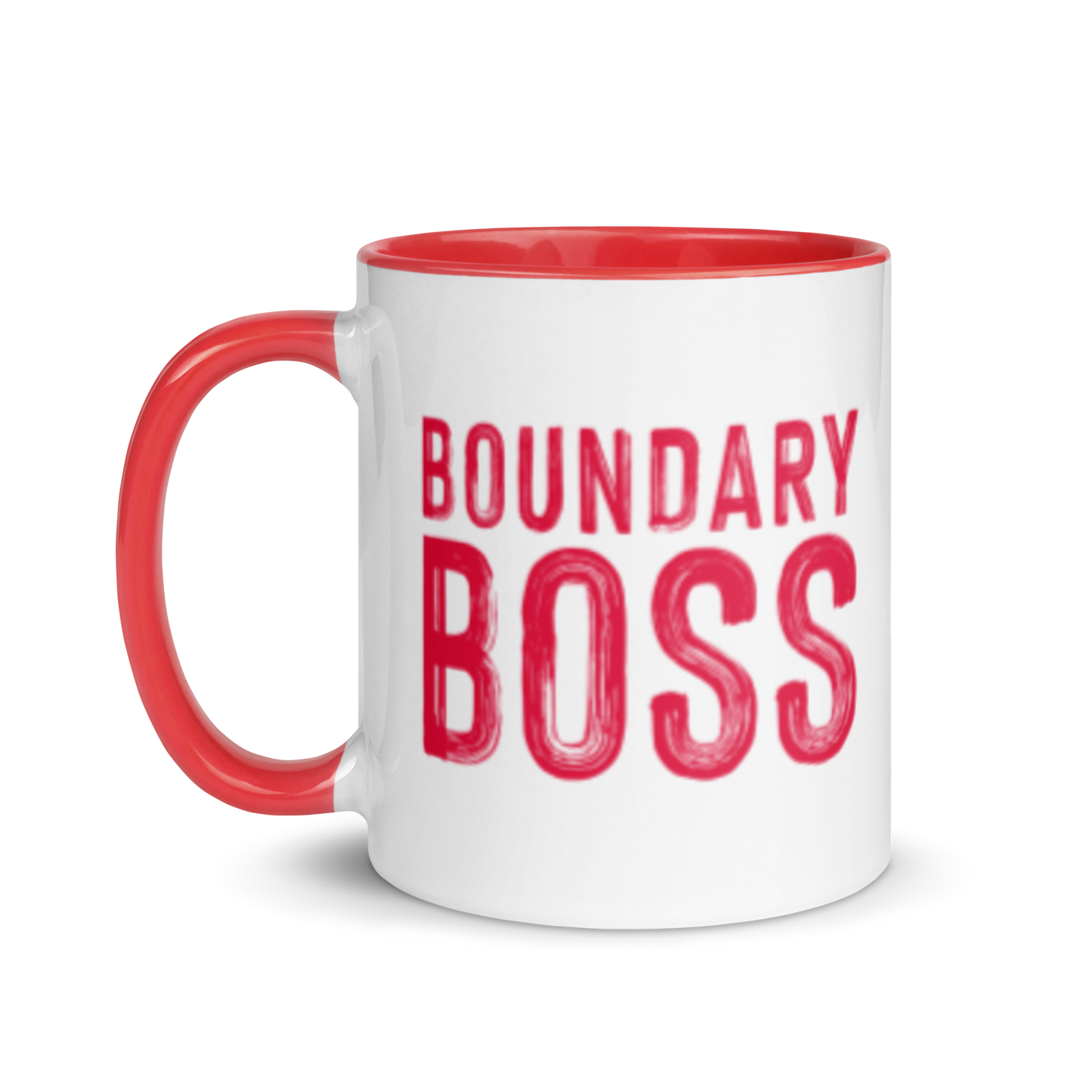 Boundary Boss Mug - Classic Logo Red