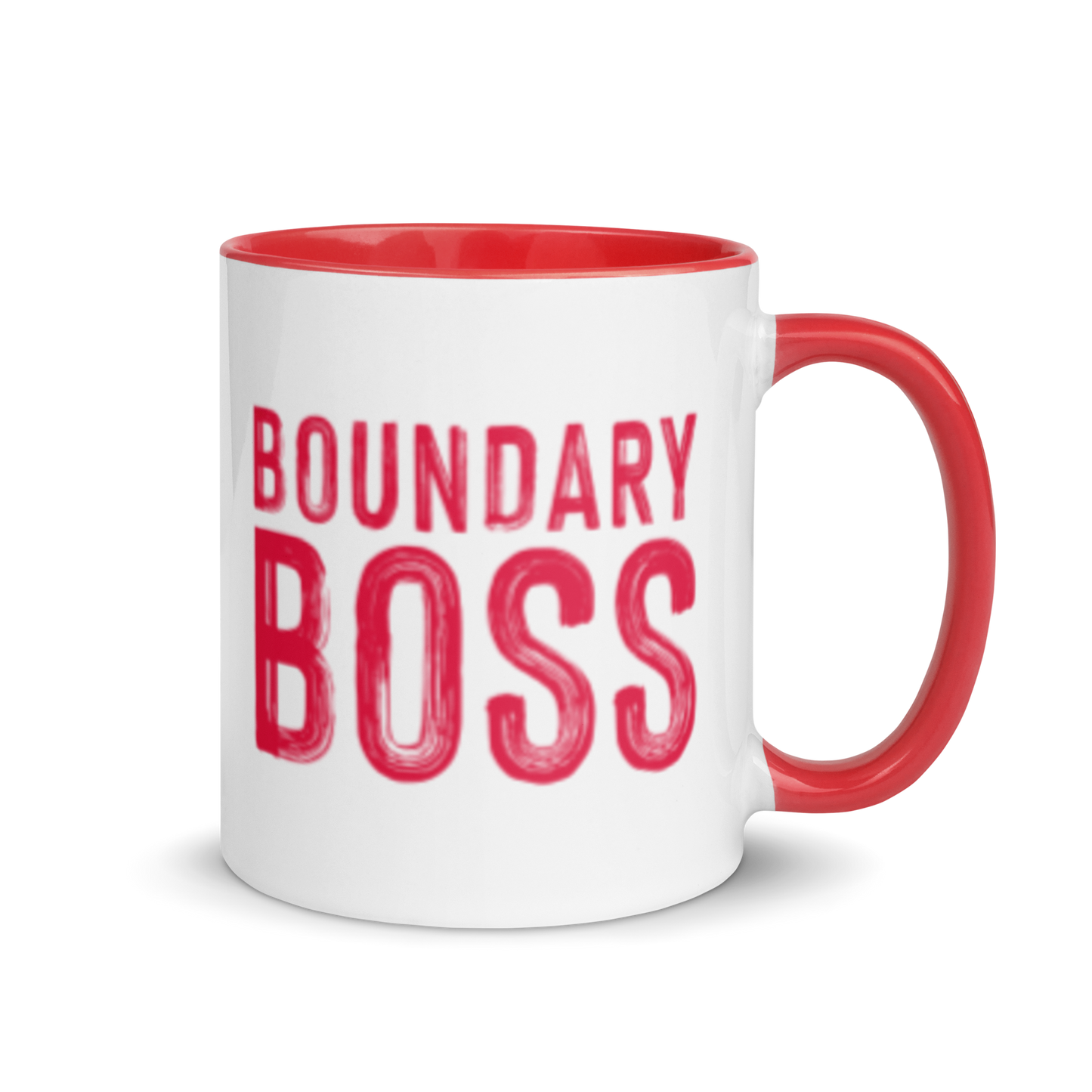 Boundary Boss Mug - Classic Logo Red