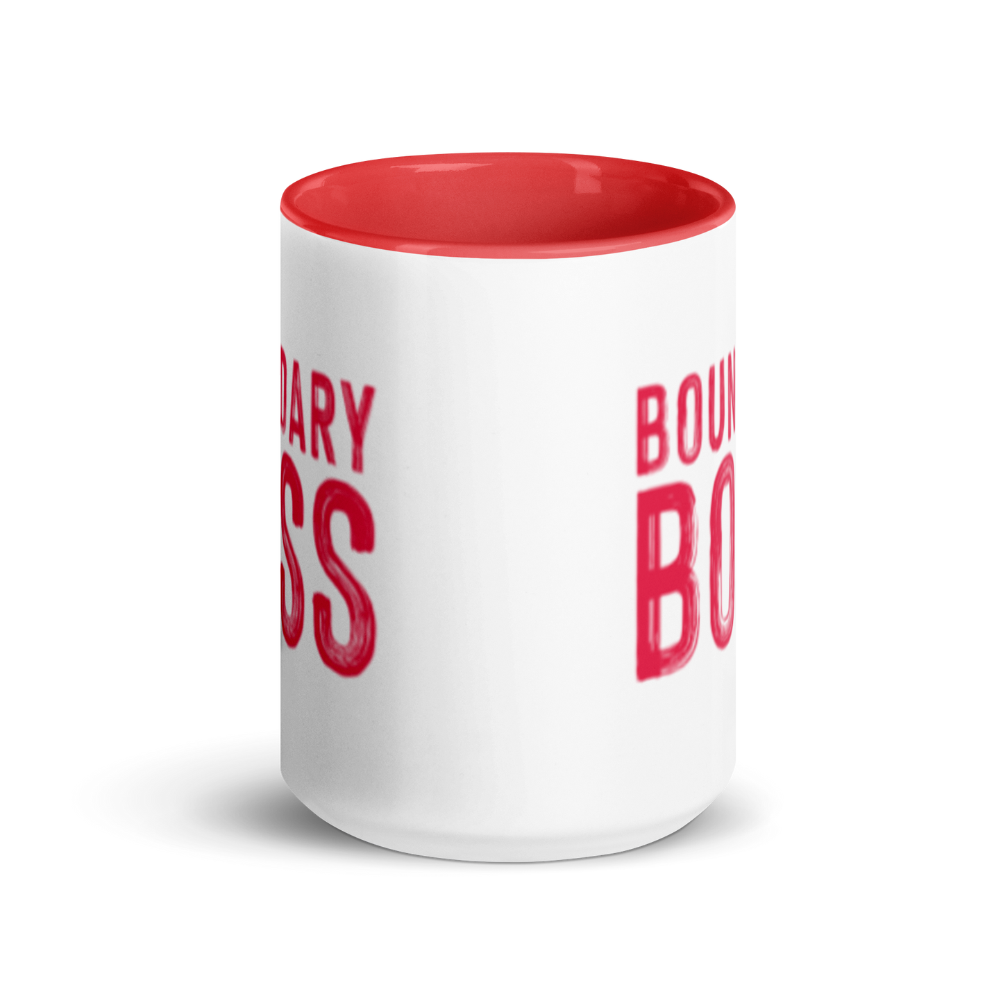 Boundary Boss Mug - Classic Logo Red