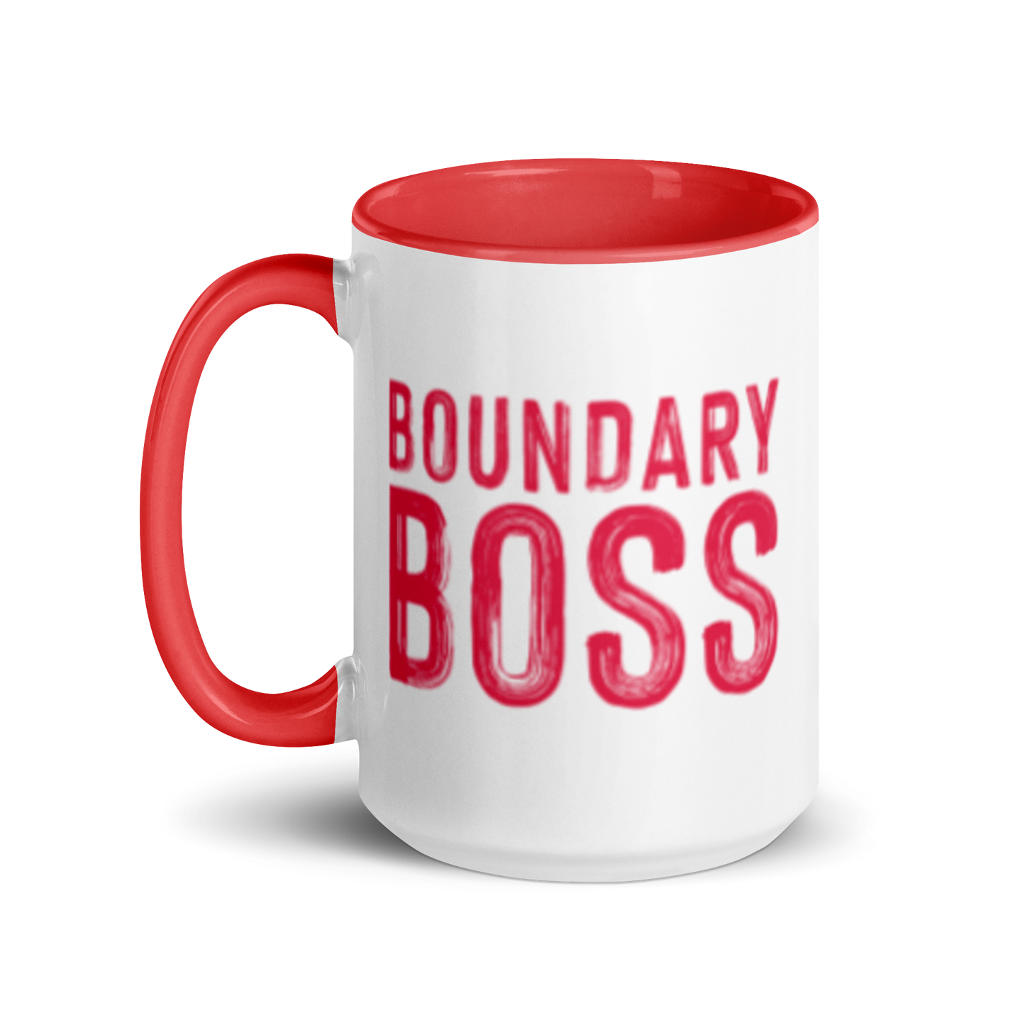 Boundary Boss Mug - Classic Logo Red